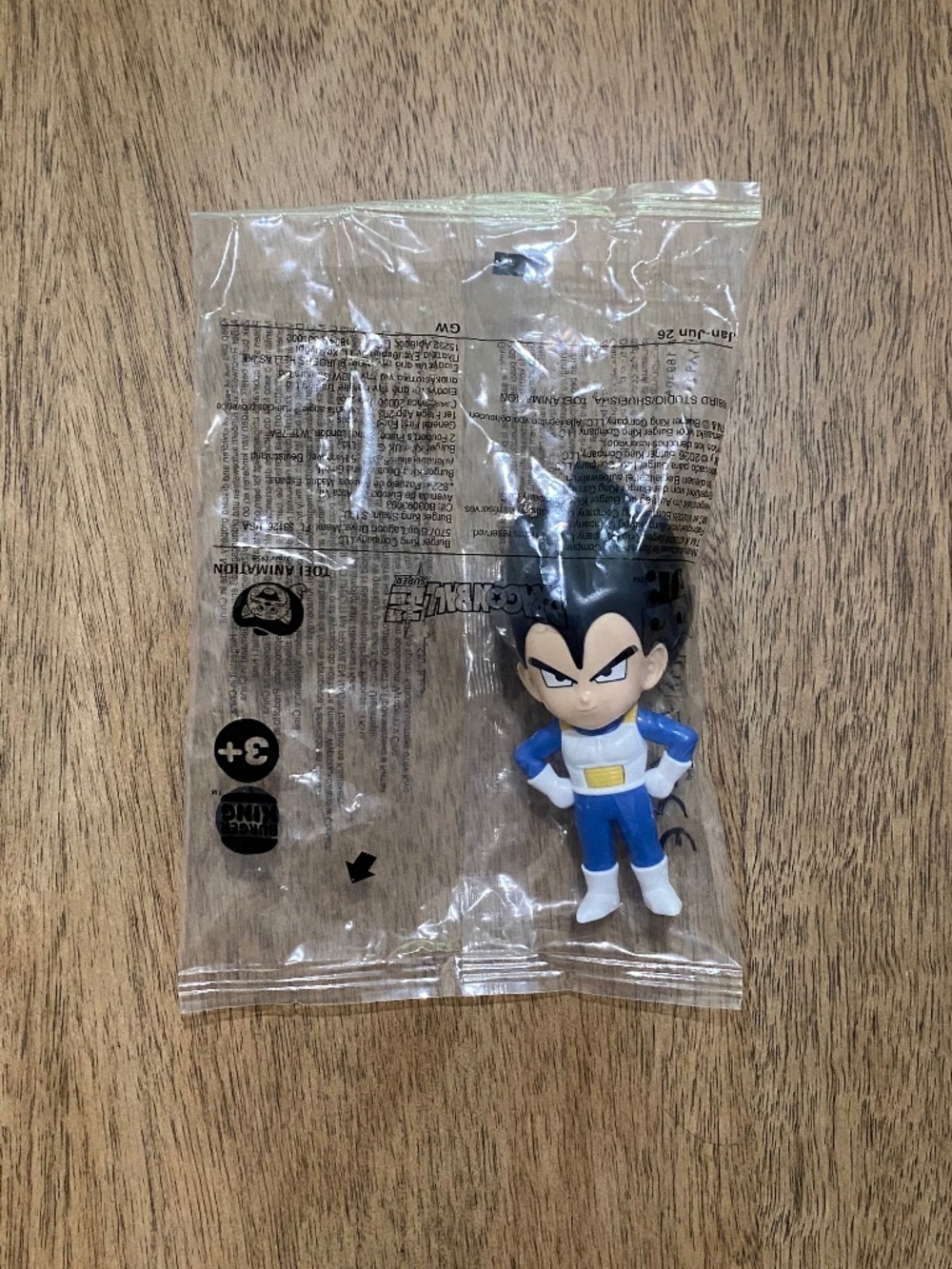 Vegeta 2026 Burger King x Dragon Ball Z Kids Meal Toy